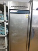 Williams stainless steel single door fridge,240 volts (W)740mm x (D) 800mm x (H) 2000mm, 1c/5c