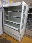 Norpe H36100S Normix 120A M-EE-ED chilled 4 tier display cabinet, 240 volts, overall dimensions, (W)