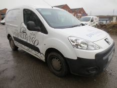 Peugeot Partner HDI S 850, 1560cc Diesel Panel Van, Mileage: 30,660, Tax: 01/10/15, MOT: 17/09/15,