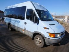 Iveco Iris Daily Bus, 50 C13 Unijet 2800cc diesel, 16 seater mini bus, Tax: 01/01/16, MOT: 17/02/