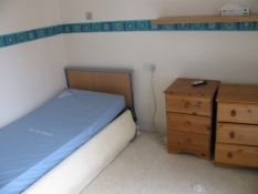 Contents of Room to include: Days electric Profile bed, Two sets of drawers