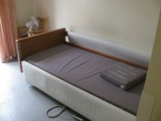 Contents of 7 & 3 Stewart Wing to include: Days electric Profile bed, single divan bed, Wooden chair