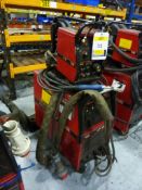 Lincoln Electric CV420 MIG welding set, Serial No P1081000430 with wire feed, Serial No: