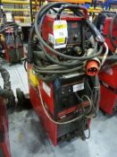 Lincoln Electric CV420 MIG welding set, serial No P1100300621 with Lincoln LF34 wire feed unit, s/