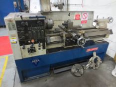 Acra model FCL 14X40 gap bed centre lathe, s/n 14499050252 14" swing 40" between centres, fitted 3