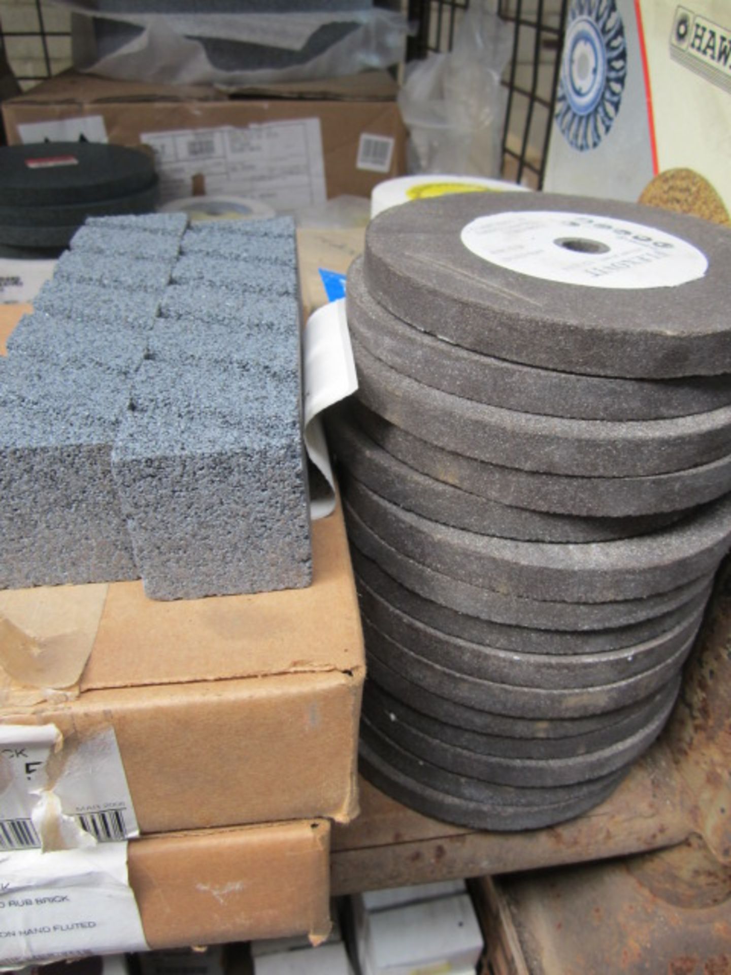 Quantity of assorted grinding wheels and stones - Image 2 of 9