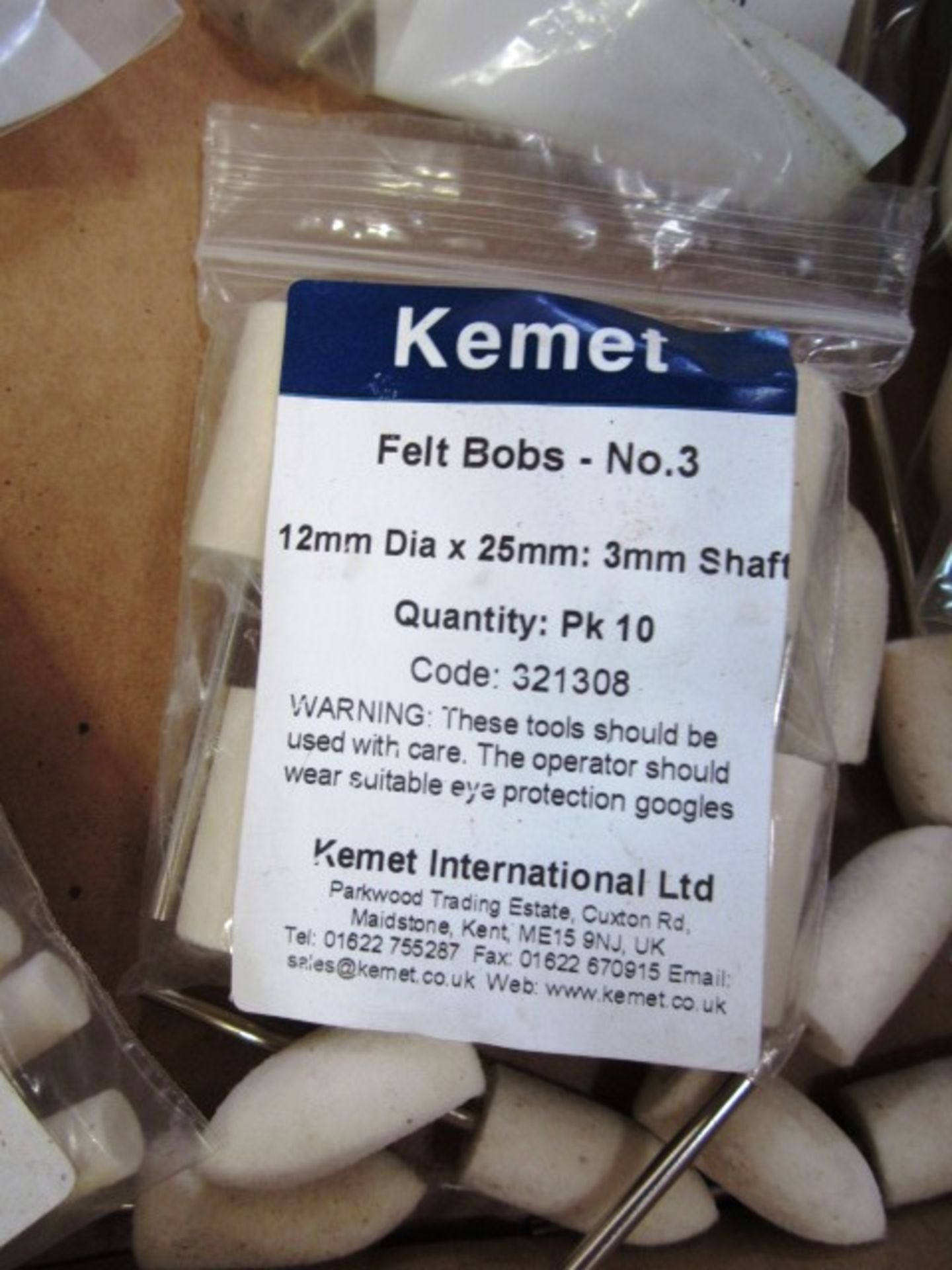 Quantity of assorted size felt bobs - Image 4 of 4