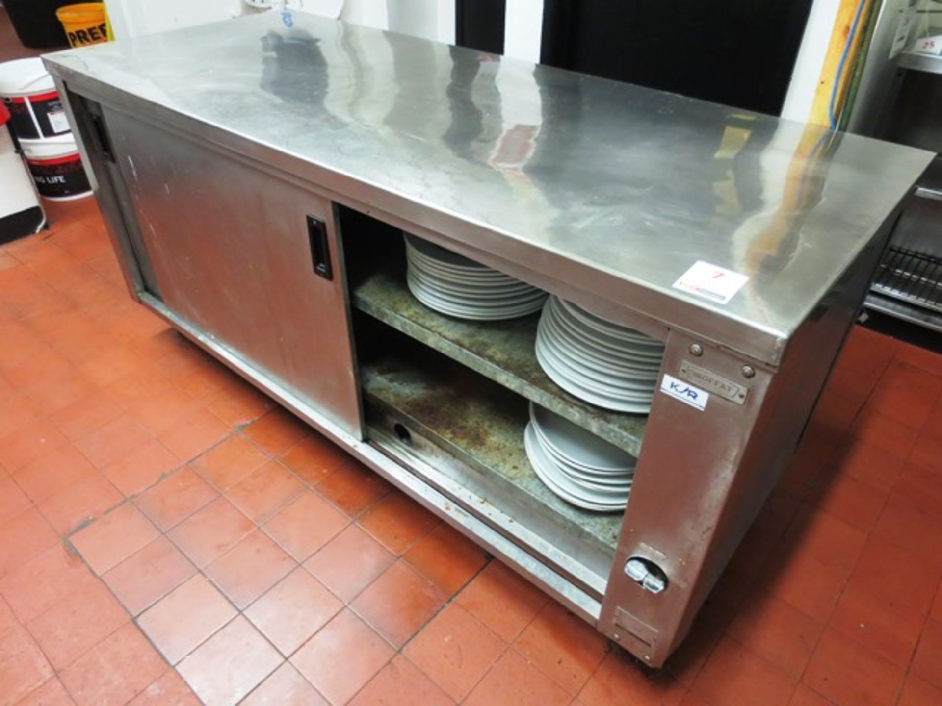Moffat stainless steel 6GHS2TierH/O twin sliding door, twin shelf warming oven/food preparation work - Image 4 of 4