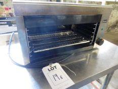 Lincat stainless steel grill, model GR3-A004, serial no: 20126867, 240v