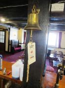 Time At The Bar brass bar bell