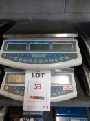 2 x JS series JS-06A digital counting scales 
Model JS-06AM plus 240v max 6 kg/division 0.2g