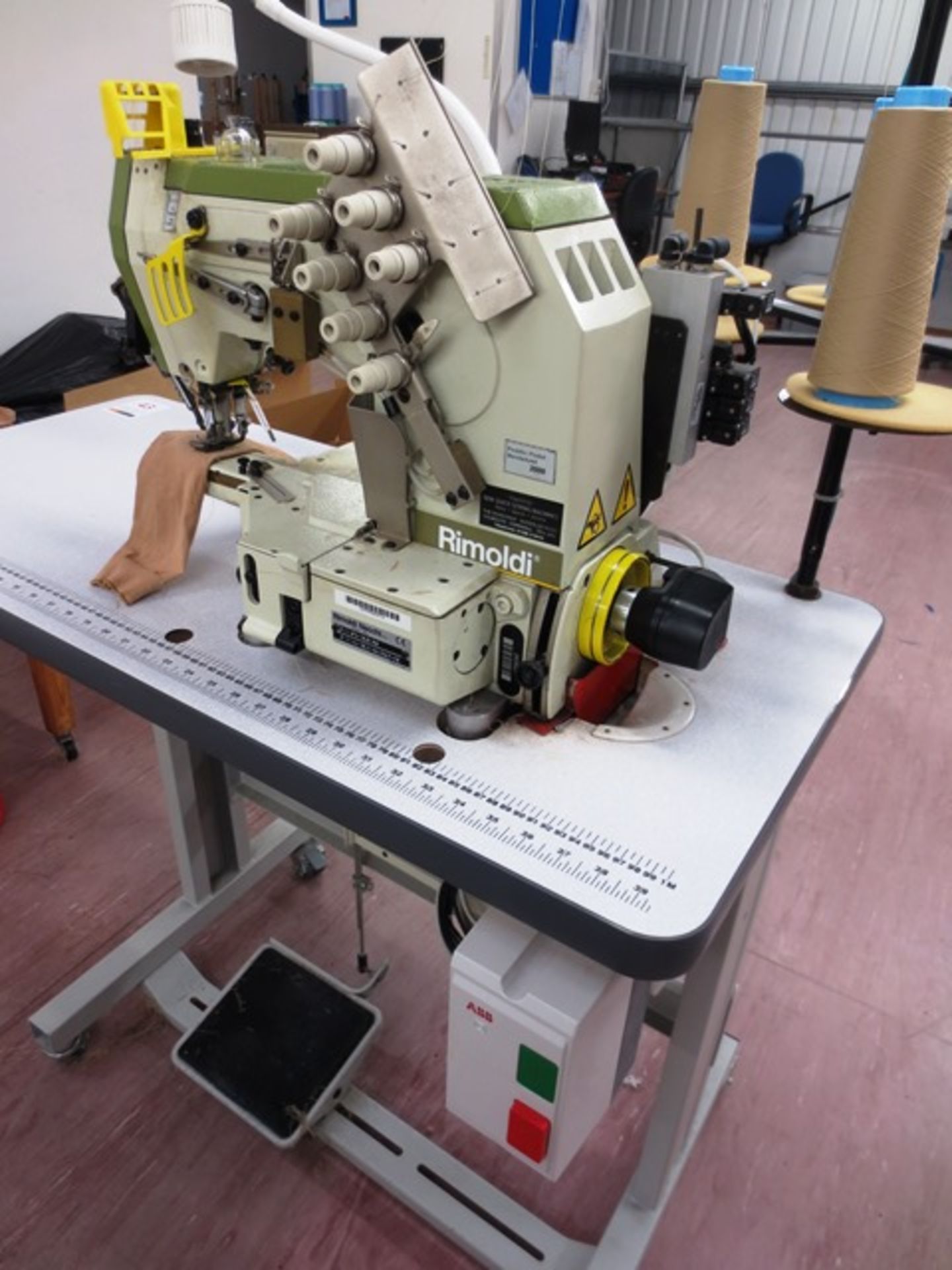 Rimoldi Necchi Mizar 5 spool sewing machine, model: F91.FS.ILD-AA, serial no: F93-66-3LD-06/567- - Image 5 of 5