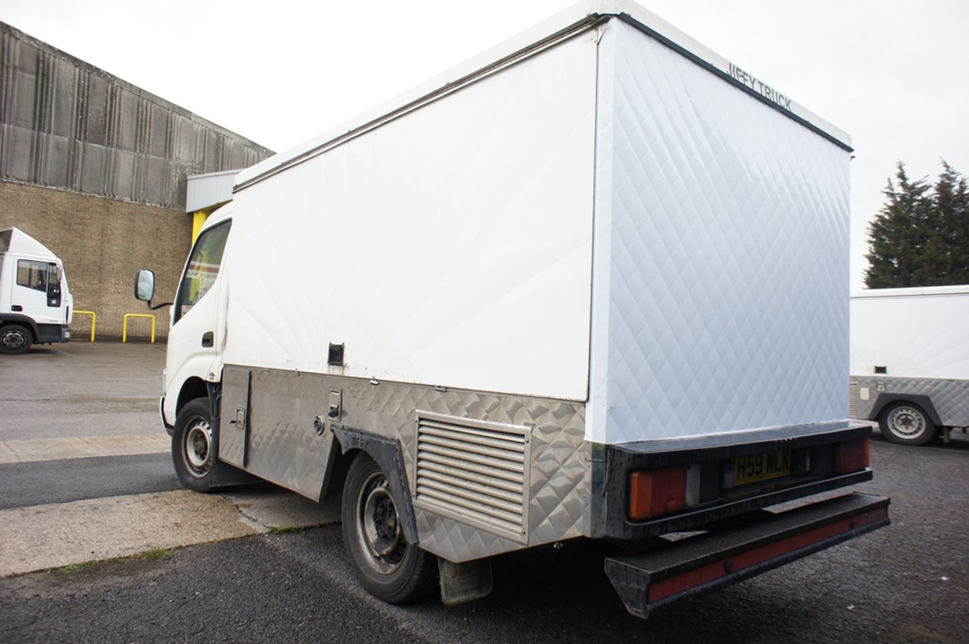 Jiffy Bocado mobile catering van based on Toyota Dyna 300 D SWB chassis, registration YH59 MLK, - Image 2 of 8