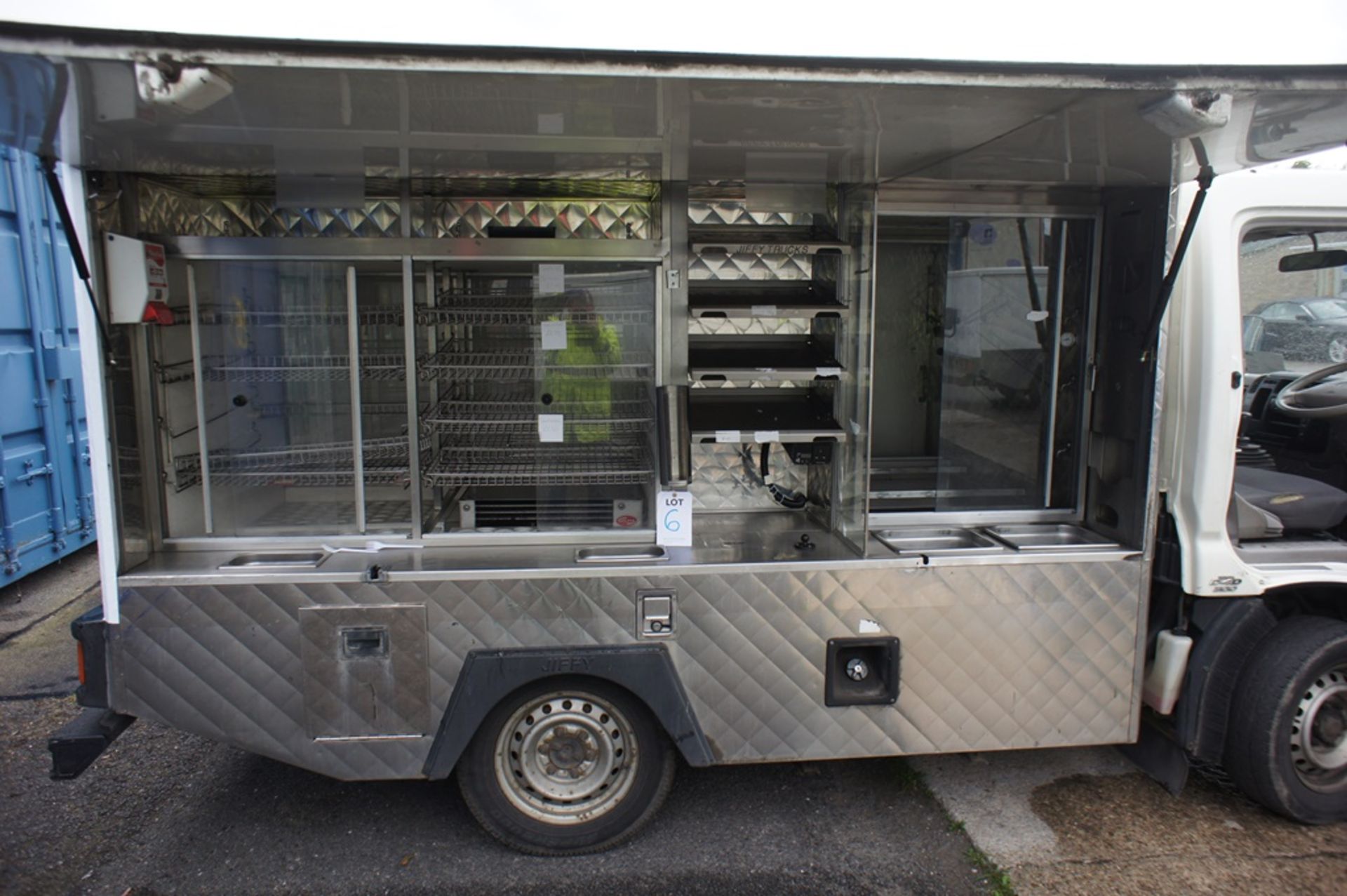 Jiffy Bocado mobile catering van based on Toyota Dyna 300 D SWB chassis, registration YH59 MLK, - Image 5 of 8