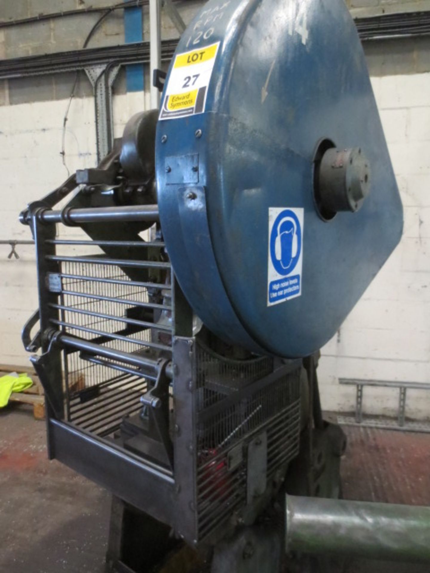 HME 20 ton open fronted inclinable power press, Press No 14. NB: this item has no CE marking. The... - Image 3 of 3