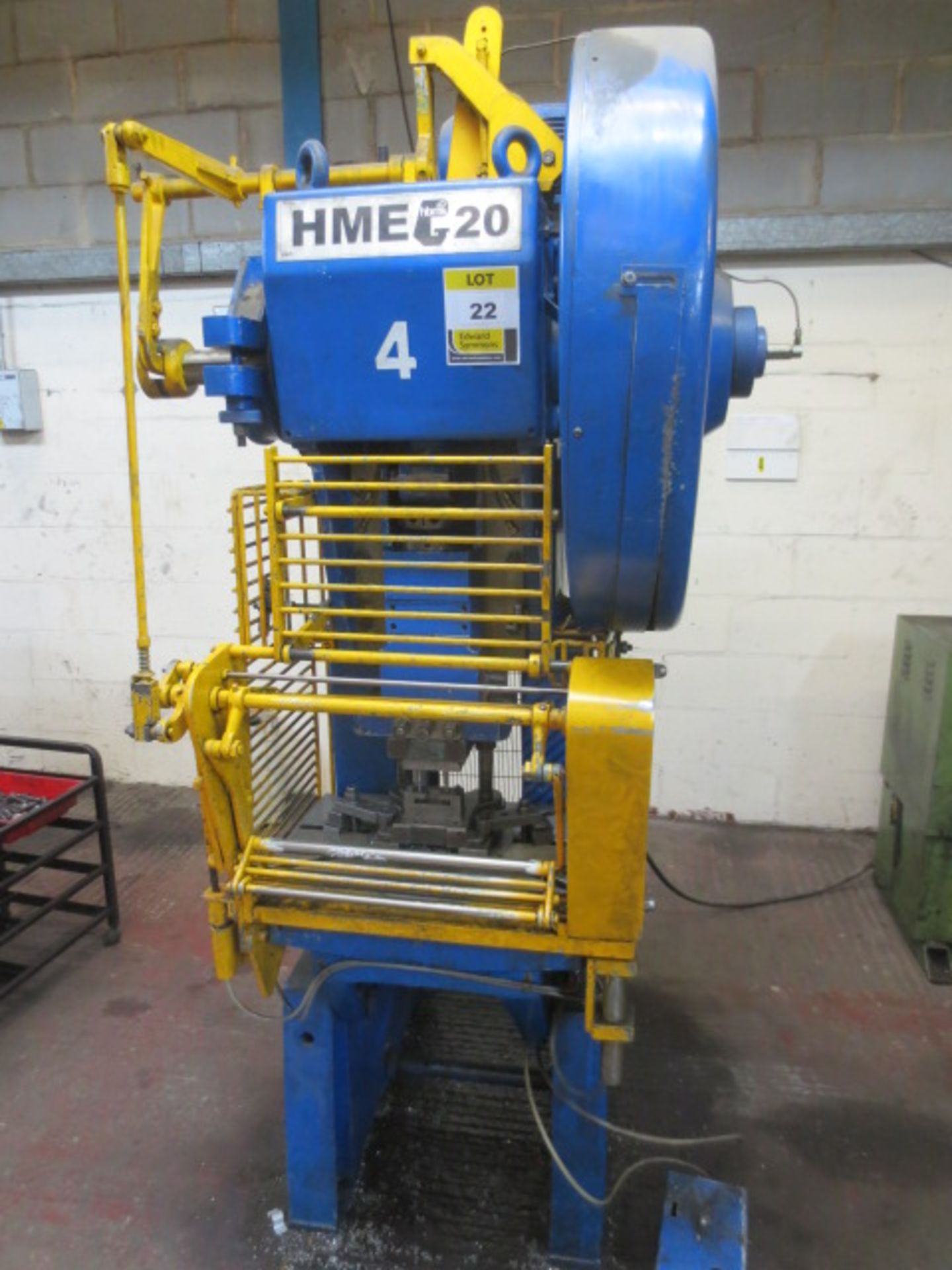 Cincinnati Milacron Model HME G29 inclinable open fronted power press, Serial No 1731B (A Work