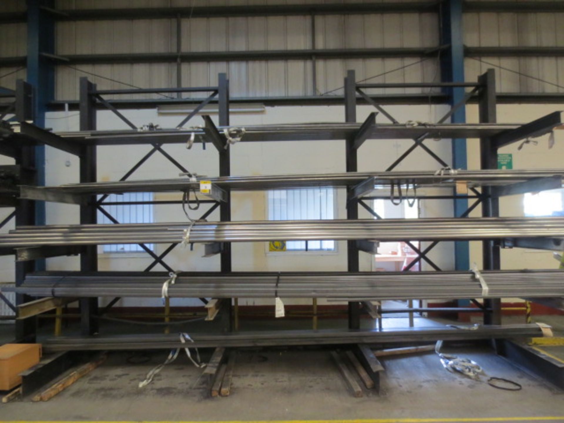 4 Position 5 tier cantilever bar rack 5400mm x 3600mm x 1500mm (excluding contents-reserved