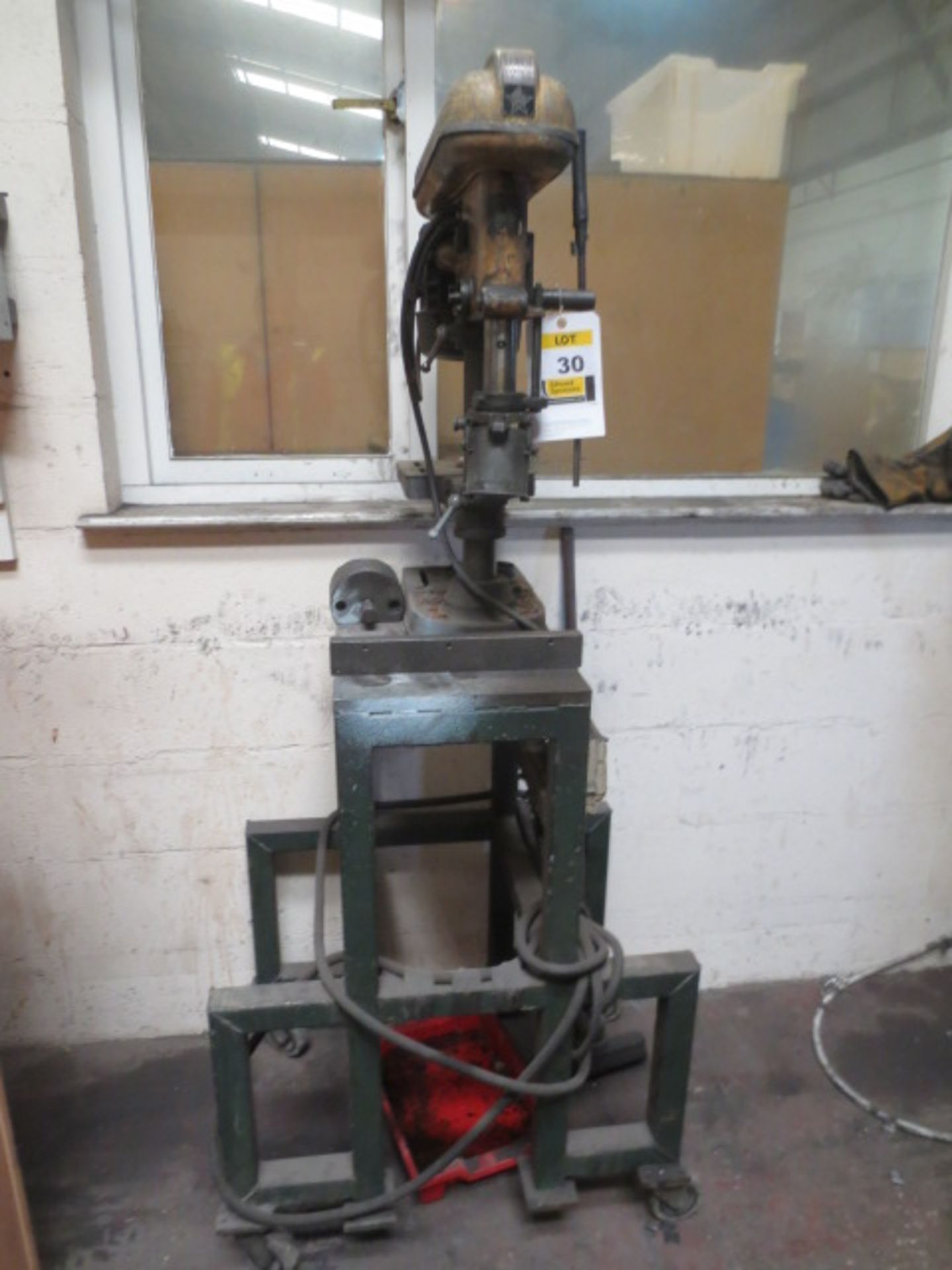 Fobco Model T4 pedestal drill, on mobile stand  (A Work Method Statement and Risk Assessment must be - Image 2 of 2