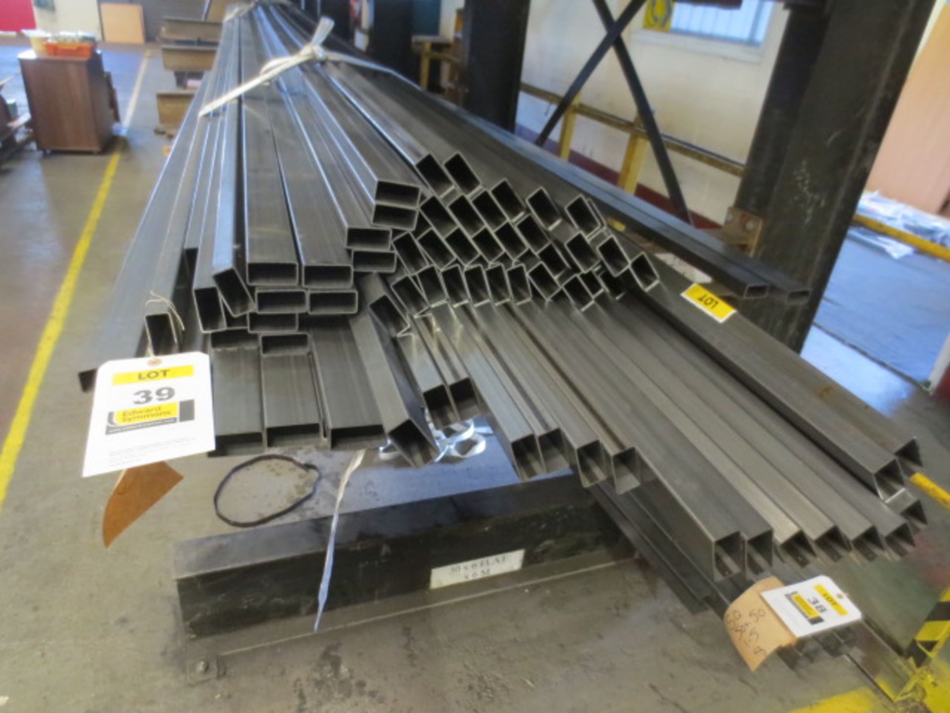 65  6100mm lengths of 2" x 1" steel section 1.5mm gauge   (A Work Method Statement and Risk