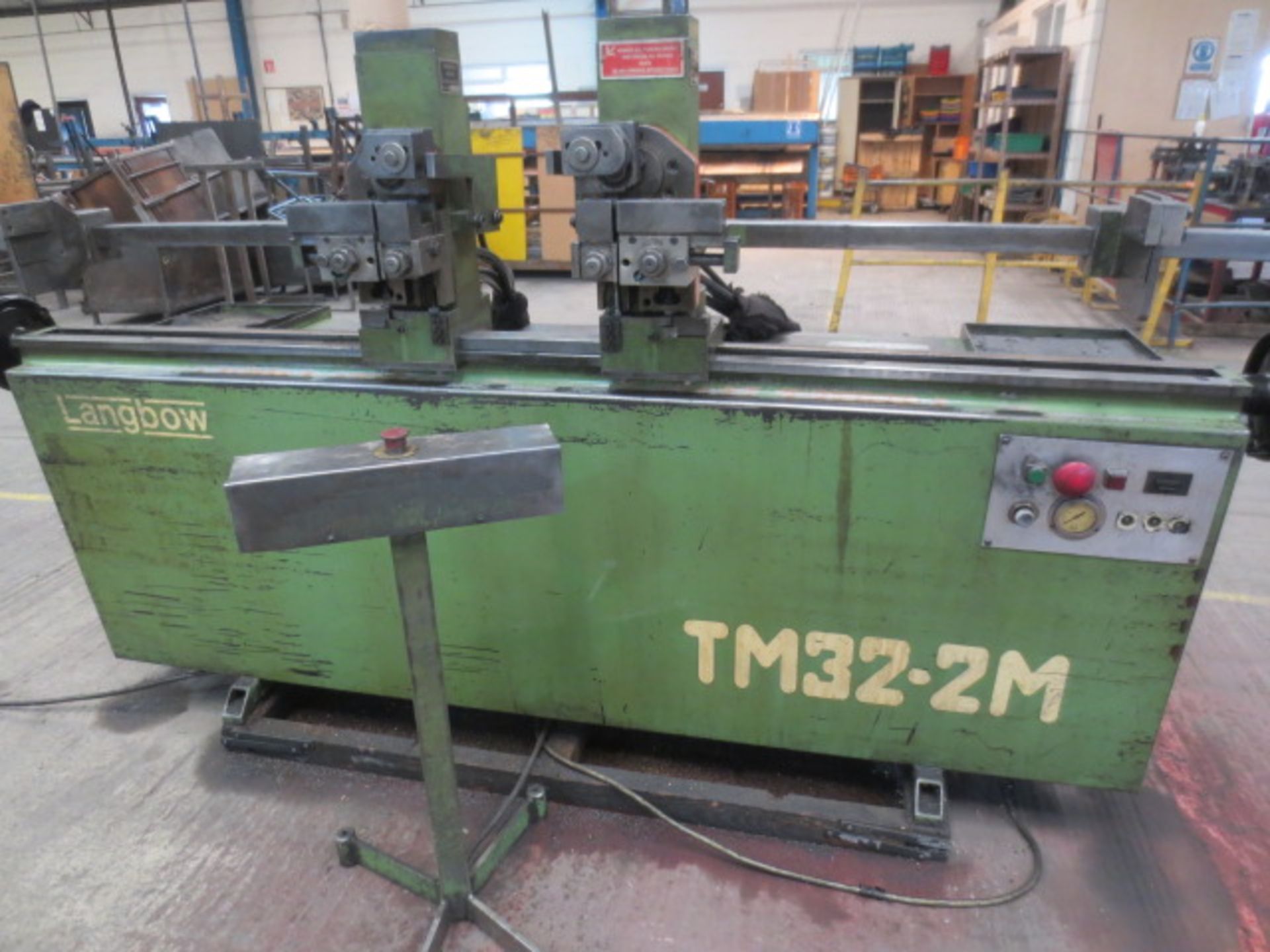 Langbow model TM32-2M twin head hydraulic tube bender. NB. this item has no CE marking. The purch... - Image 2 of 6