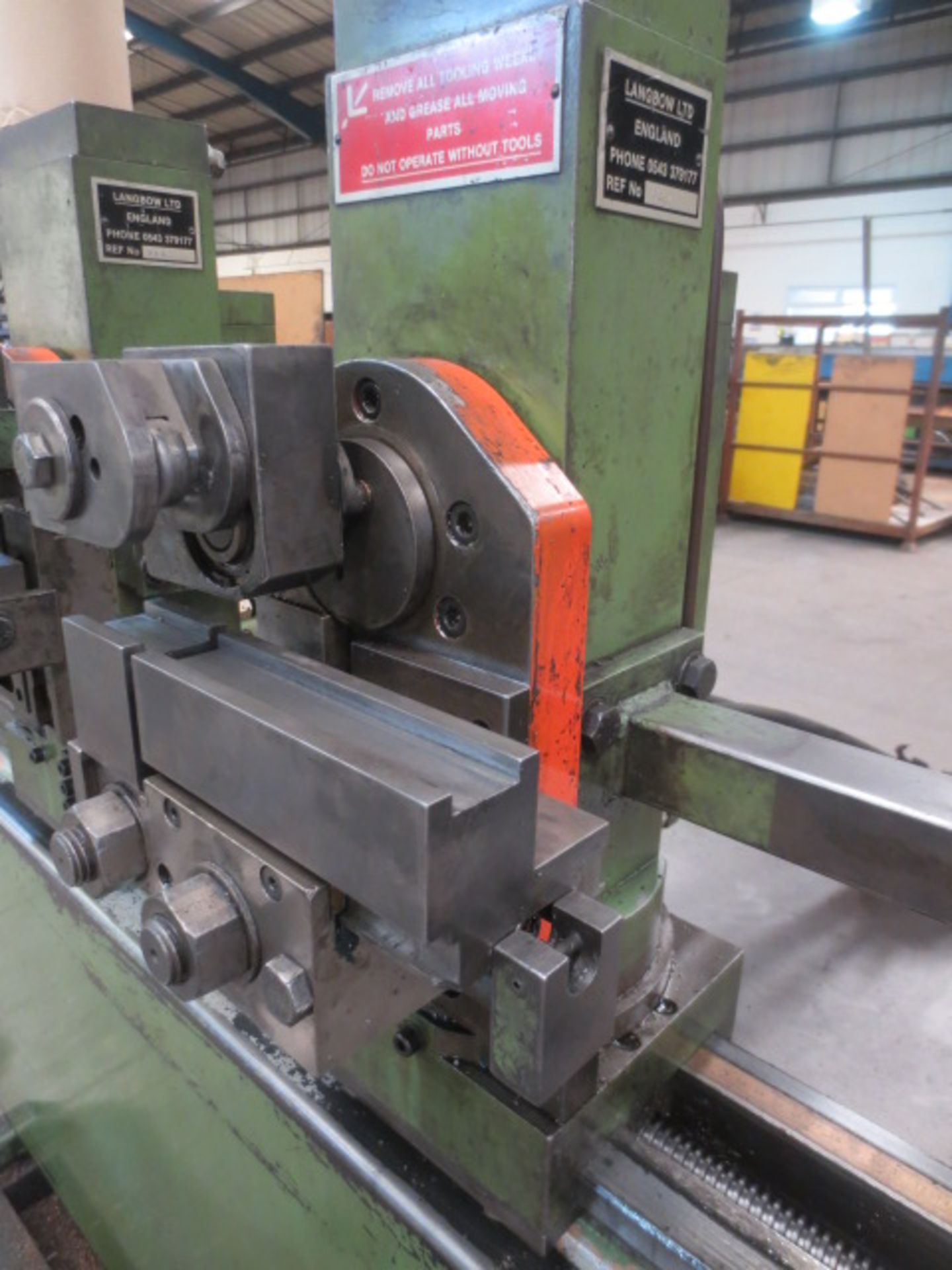 Langbow model TM32-2M twin head hydraulic tube bender. NB. this item has no CE marking. The purch... - Image 3 of 6