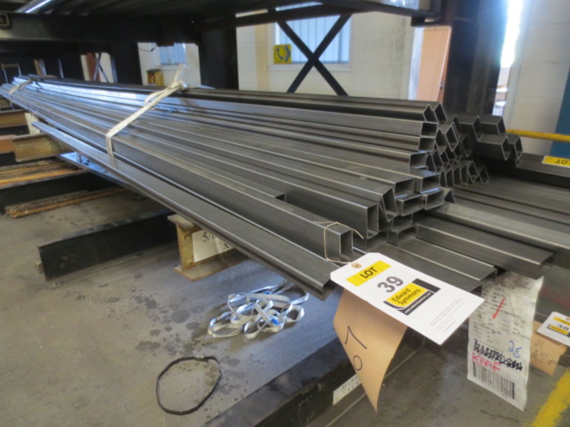 65  6100mm lengths of 2" x 1" steel section 1.5mm gauge   (A Work Method Statement and Risk - Image 2 of 2