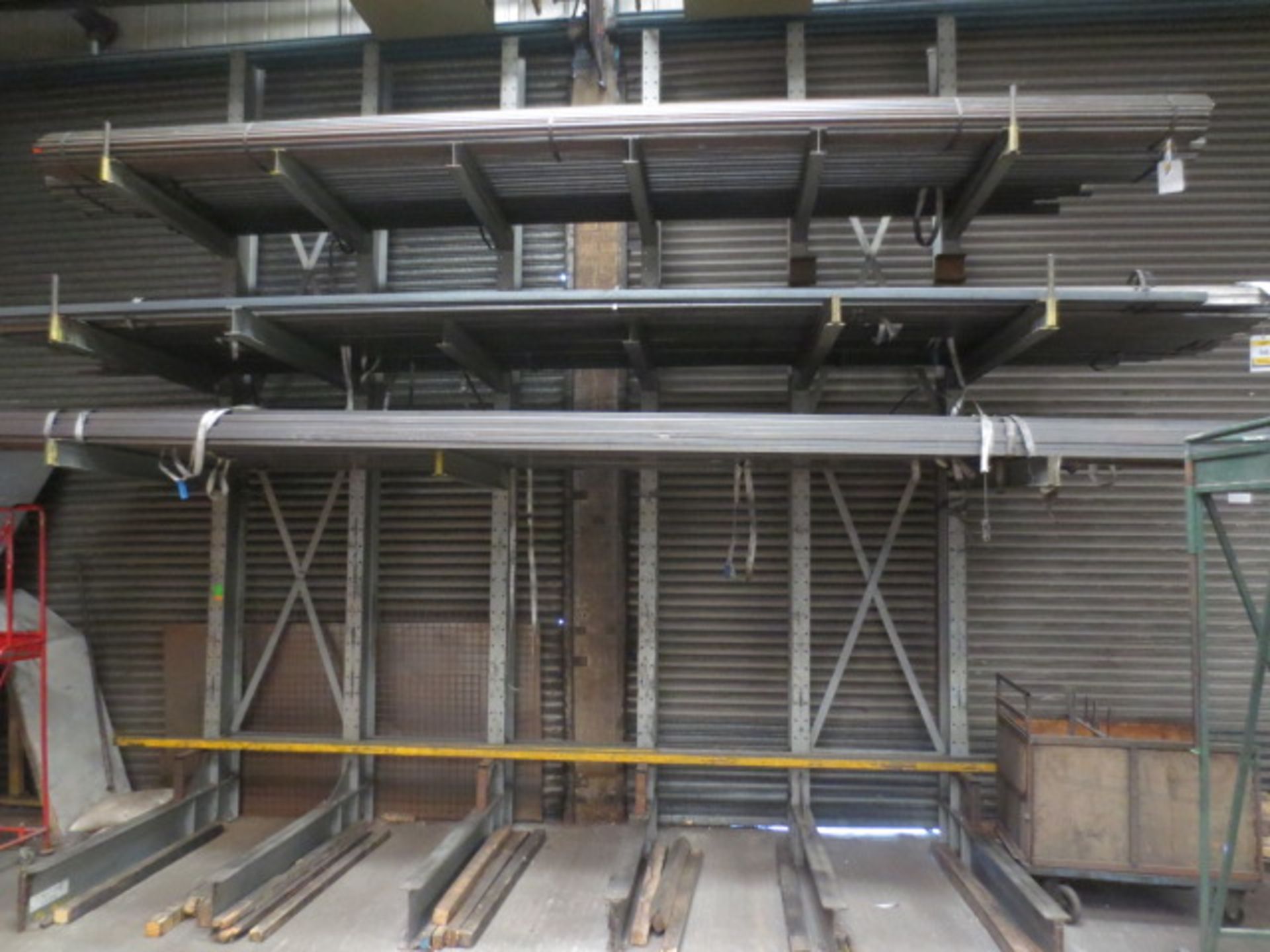 6 Position 3 tier cantilever bar rack 4600mm x 4900mm x 700mm (excluding contents-reserved