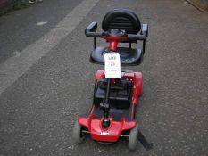 Pride GOGO electric mobility scooter, (unclassified), with key (Please Note: This asset is located