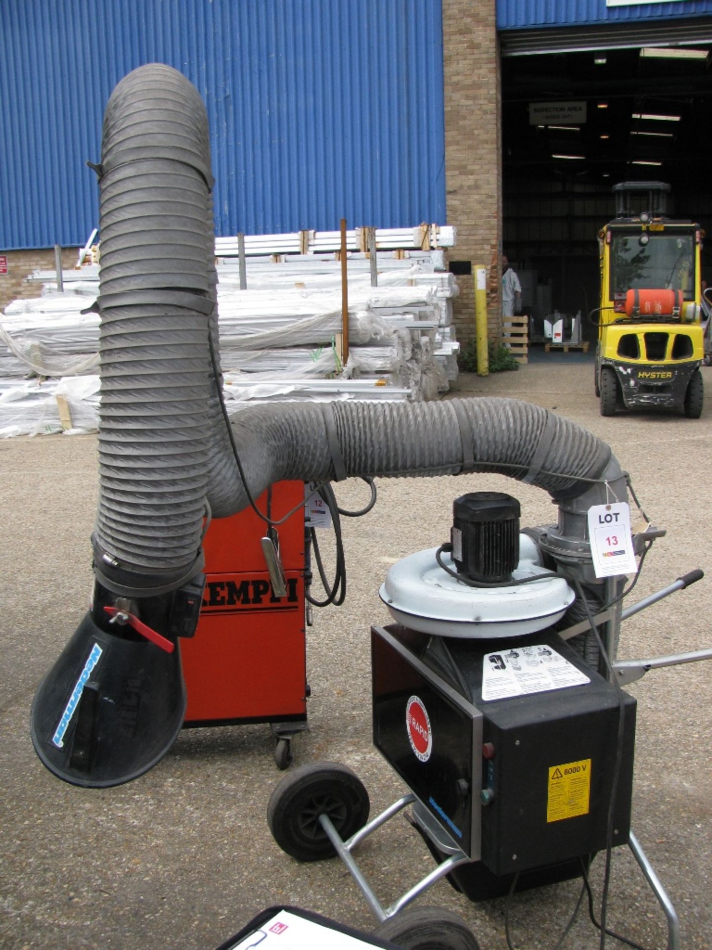 Nederman portable fume extractor - 240V s/n 662 Located: Chandlers Ford, Hampshire Contact: Barry