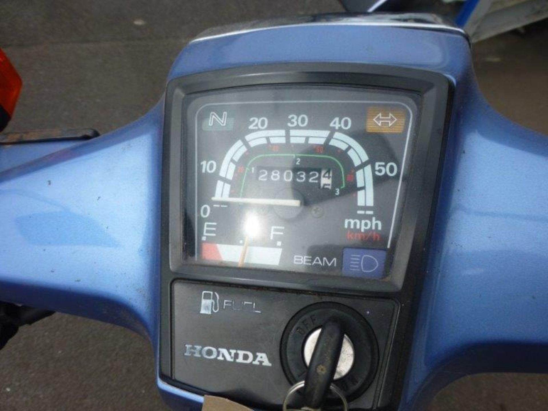 Honda C90 Step Through motorcycle, 85cc (Blue)  Registration no. K680 MPO  VIN no. HA021455962  Date - Image 4 of 4