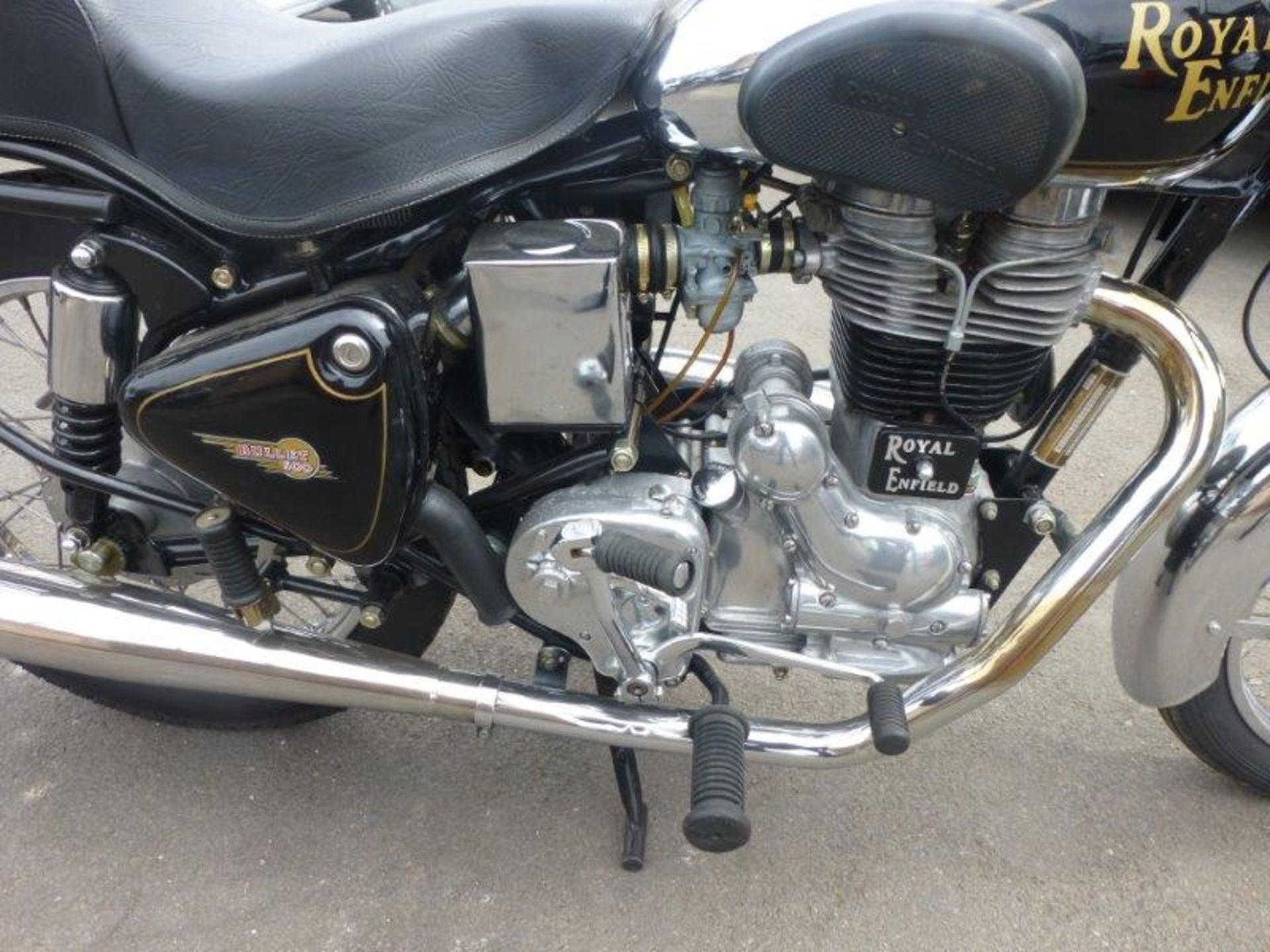 Royal Enfield Bullet 500 motorcycle, 499cc (Black)   Registration no. AO51 FXE  VIN no. - Image 4 of 7