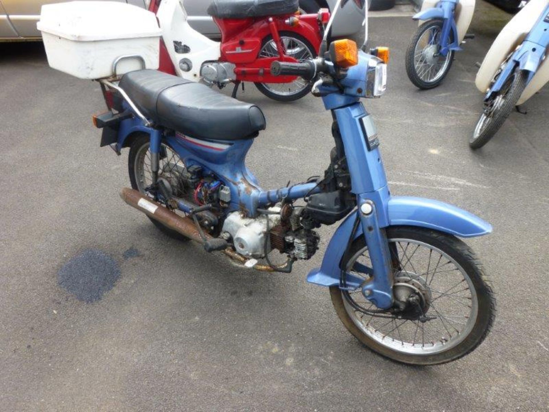 Honda C90 Step Through motorcycle, 85cc (Blue)  Registration no. K680 MPO  VIN no. HA021455962  Date - Image 2 of 4