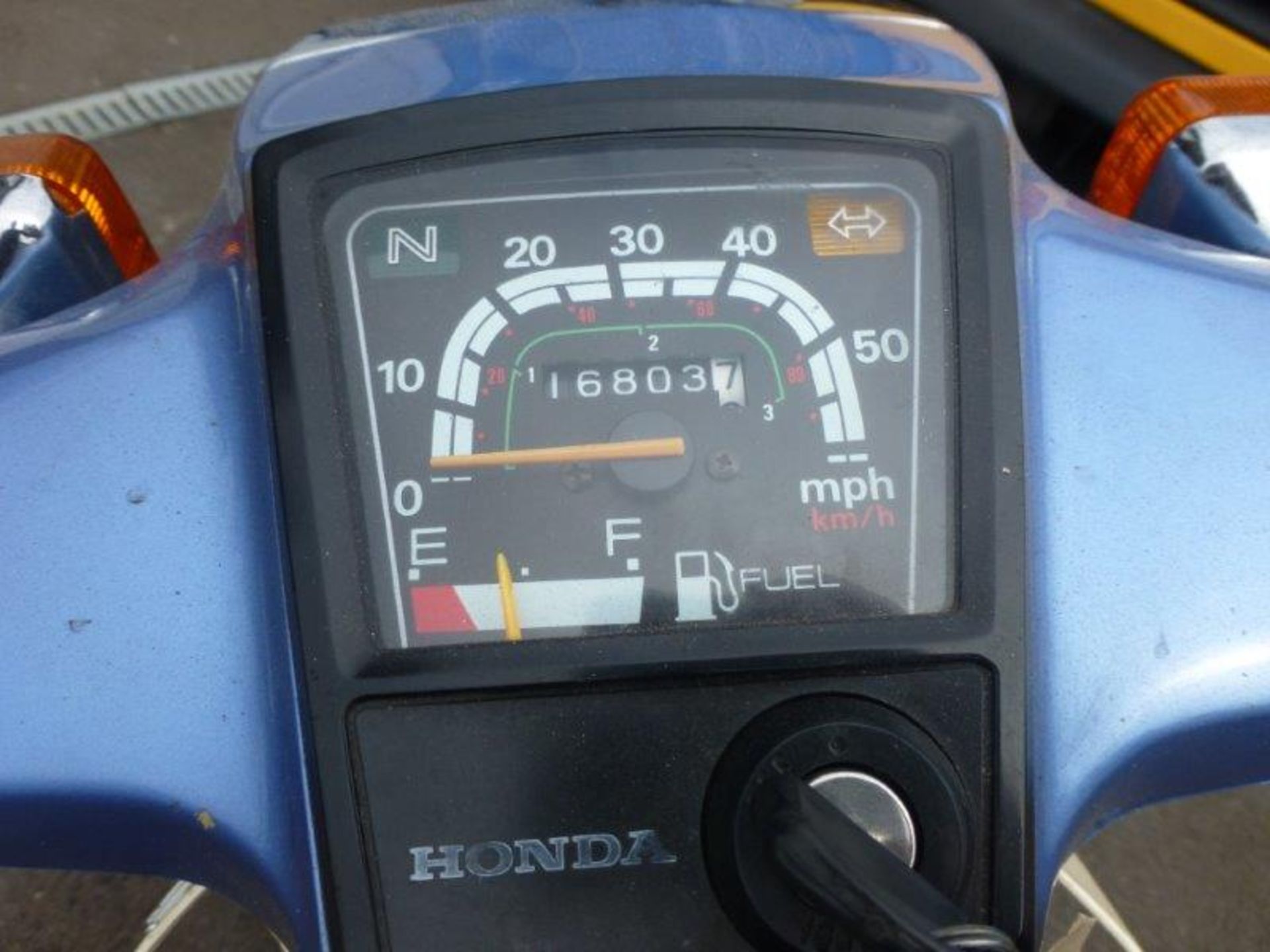 Honda C90E Step Through motorcycle, 85cc (Blue)  Registration no. E464 RUB  VIN no. HA021384798 - Image 4 of 4