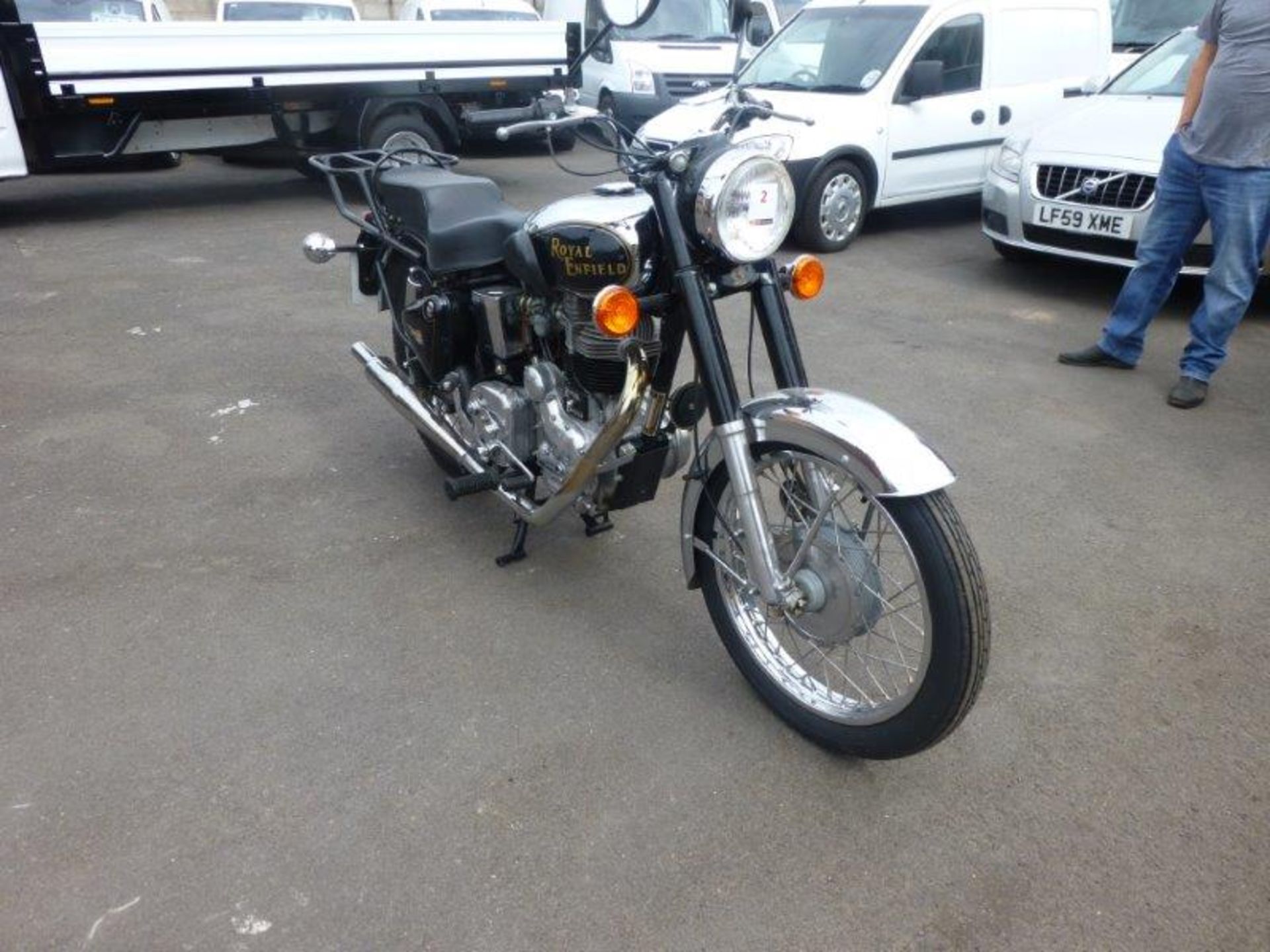Royal Enfield Bullet 500 motorcycle, 499cc (Black)   Registration no. AO51 FXE  VIN no. - Image 2 of 7