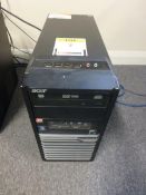 Acer Veriton tower PC with AMD Athlon 2 x 4 processor, 700p monitor, keyboard and mouse