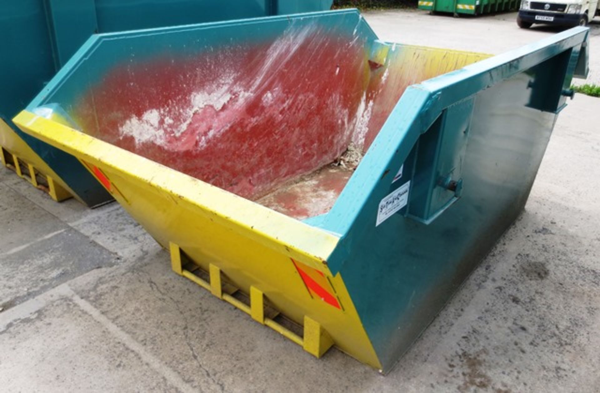 Steel 8 cu/yd waste skip (located at Mill Street, South Molton, EX36 4BL) (15% buyers premium) ( - Image 2 of 3