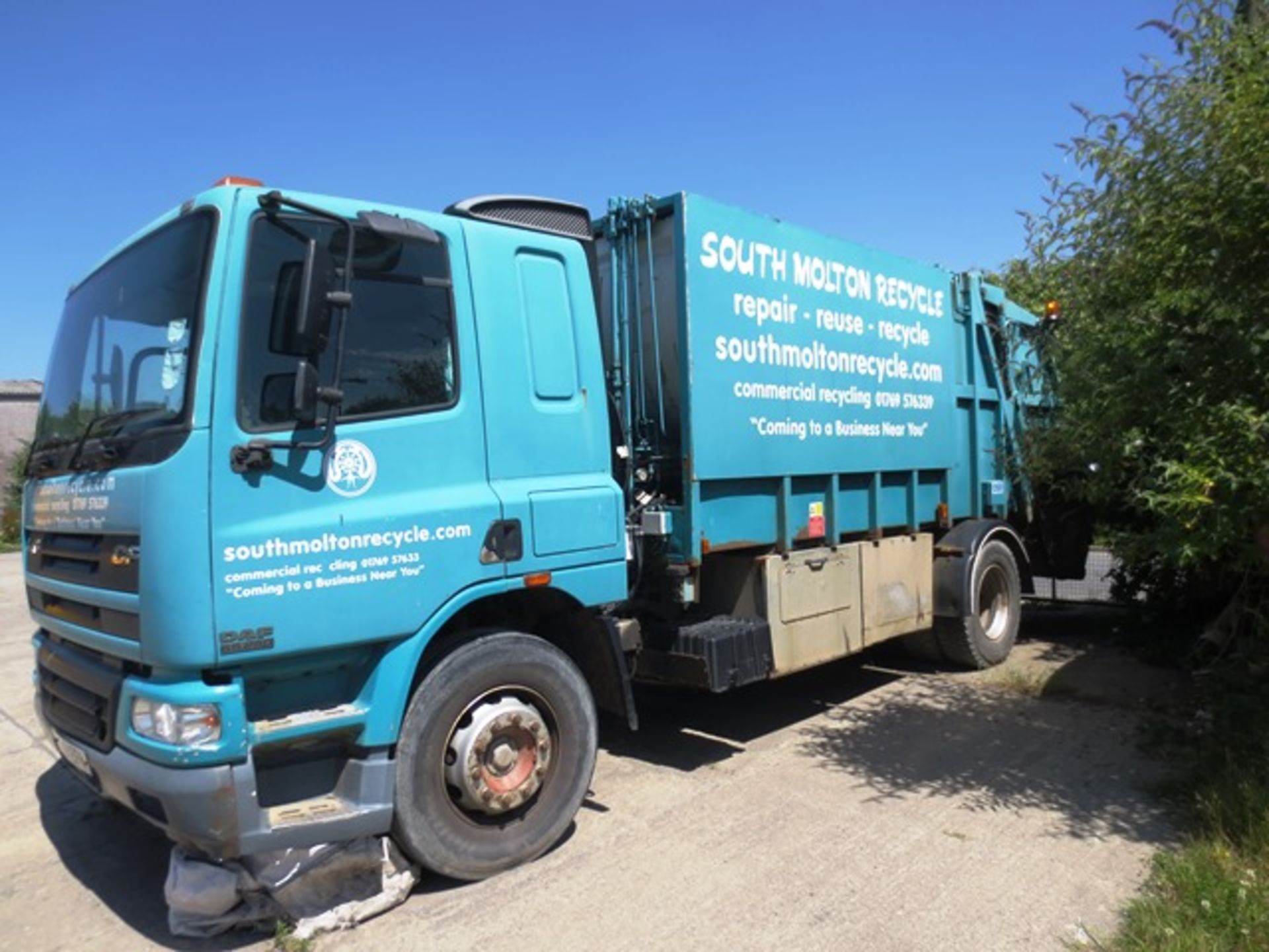 DAF CF 65.250 refuse collection vehicle, reg no: SJ51 EFH (2002), GVW 18000 kg, MOT not valid, - Image 5 of 10