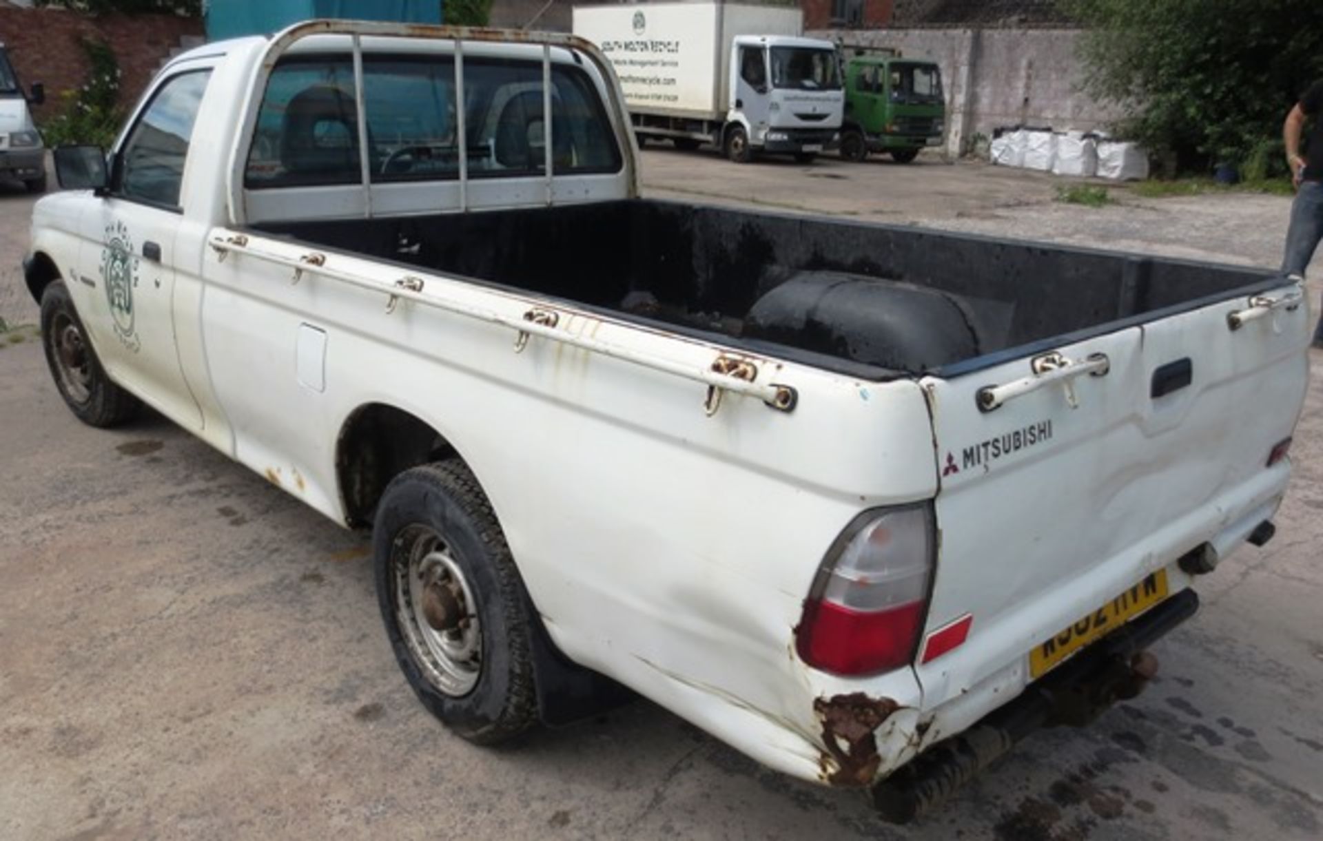 Mitsubishi L200 TD LWB pick up truck, reg no: WJ02 HVW (2002), Recorded Mileage; 156,964. MOT 24 Feb - Image 4 of 10