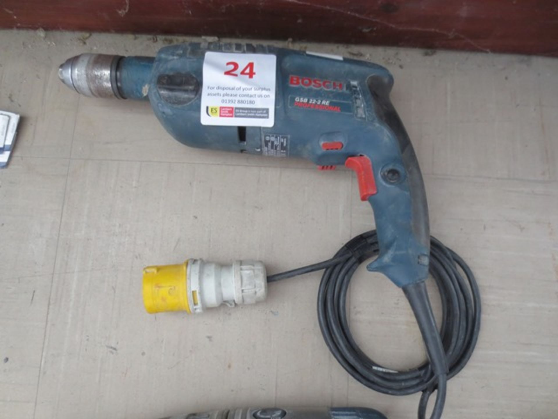 Bosch GSB 22-2RE 110v powered drill, serial no: 792000015 (2007)