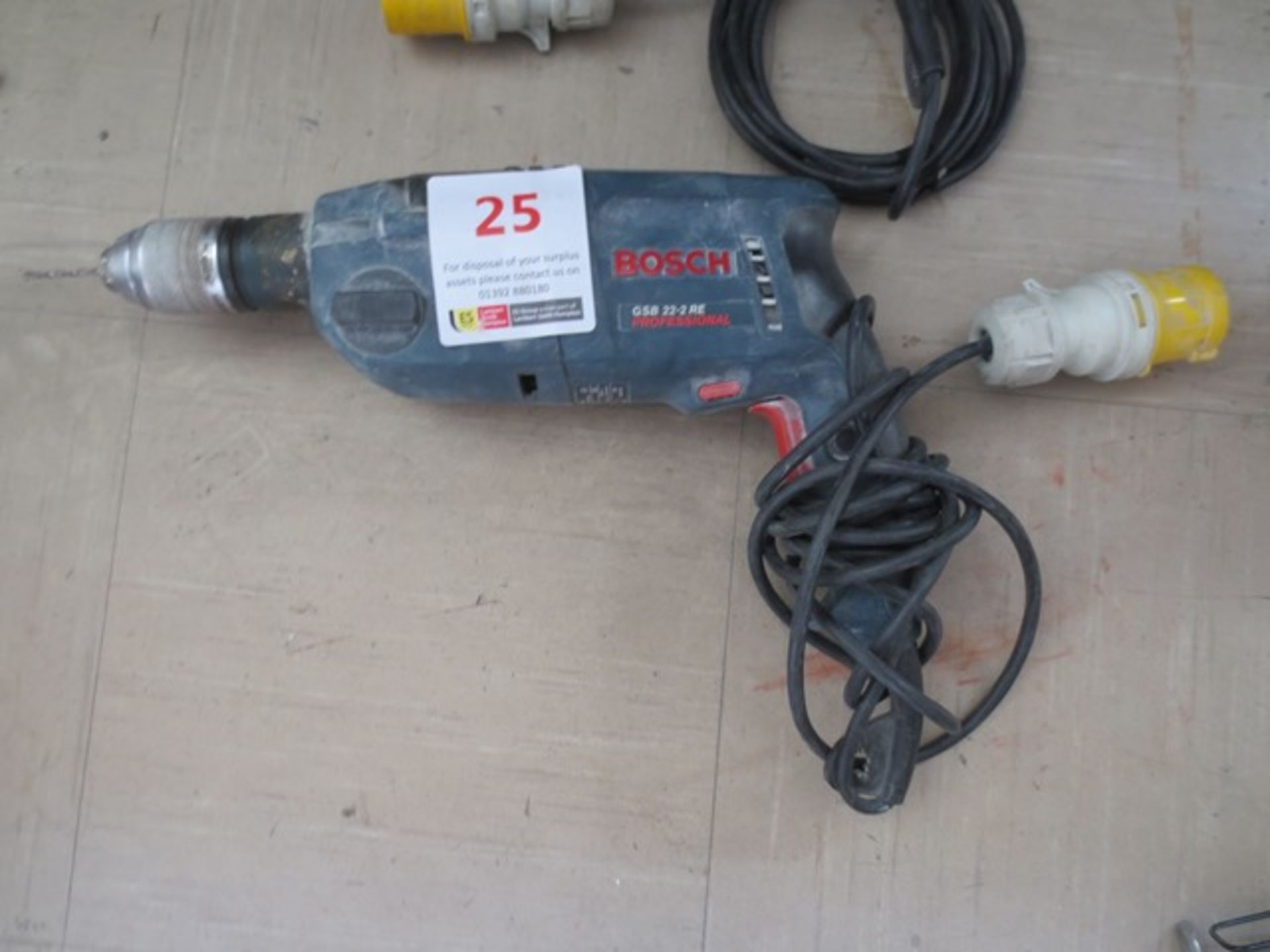 Bosch GSB 22-2RE 110v powered drill, serial no: 884000133 (2008)