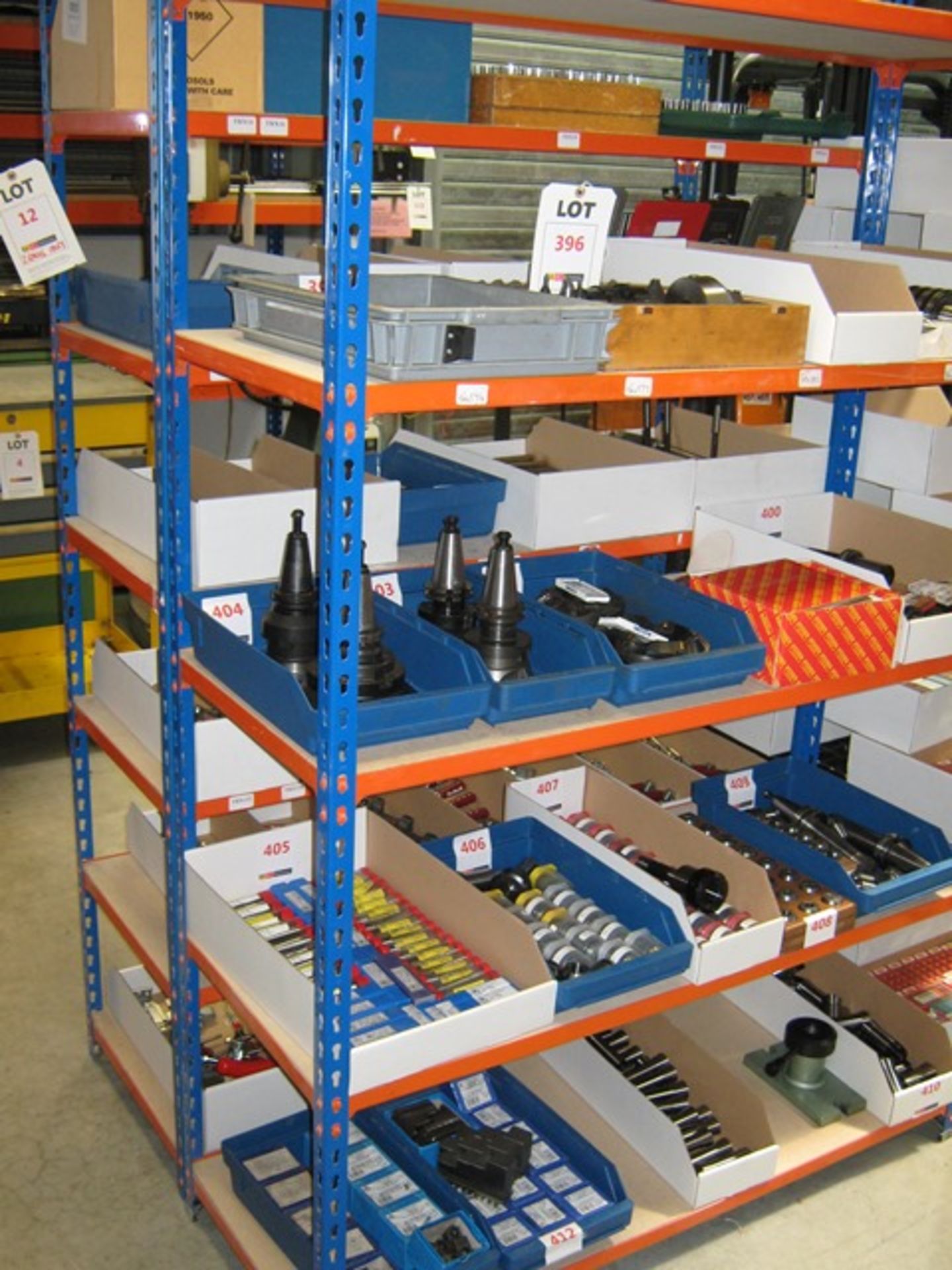 Two bays of racking one with 6 shelves, one with 5 shelves, 1220mm x 460mm x 2000mm high - - Image 2 of 3