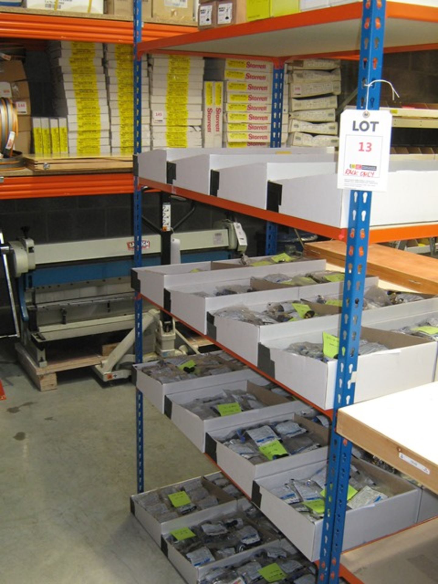 Two bays of racking one with 6 shelves, one with 5 shelves, 1220mm x 460mm x 2000mm high - - Image 3 of 3