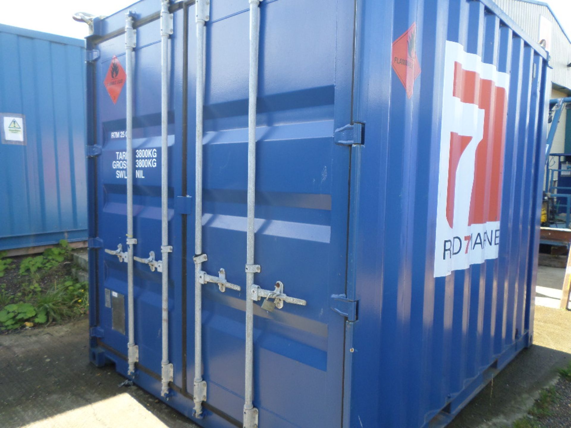 10ft x 8ft divers hot water supply container, IMCA compliant, reference No R7M 25 C  fitted with 2 x - Image 2 of 5