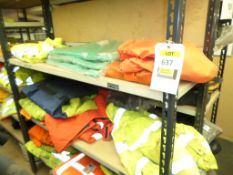 Quantity of unused and used hi viz jackets