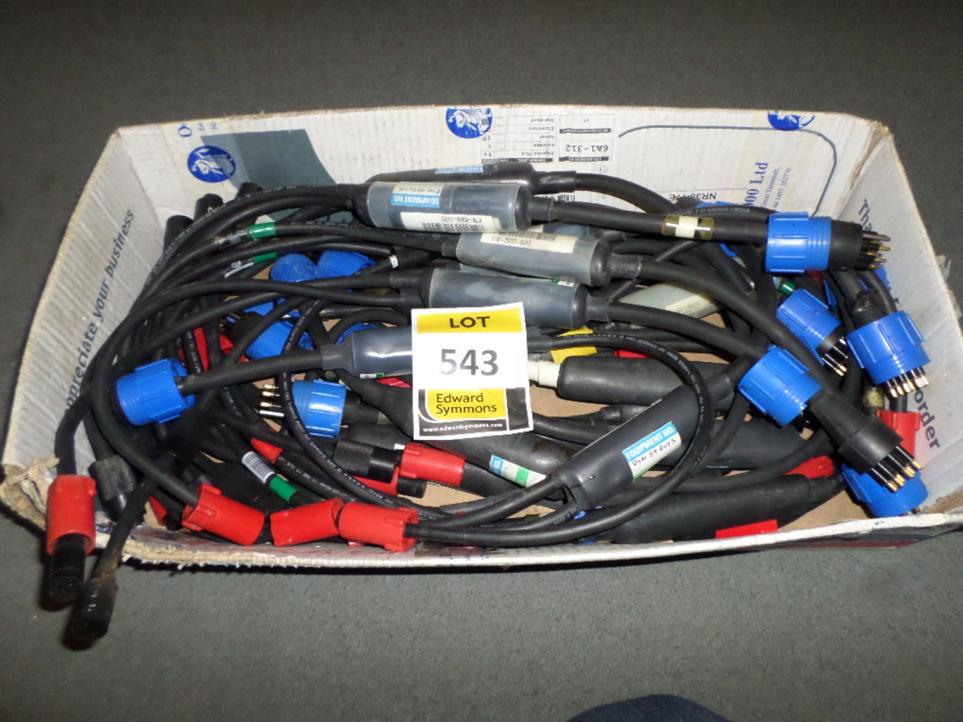 19 diver's umbilical "Y-Splice" connections (This equipment will need to be fully tested in