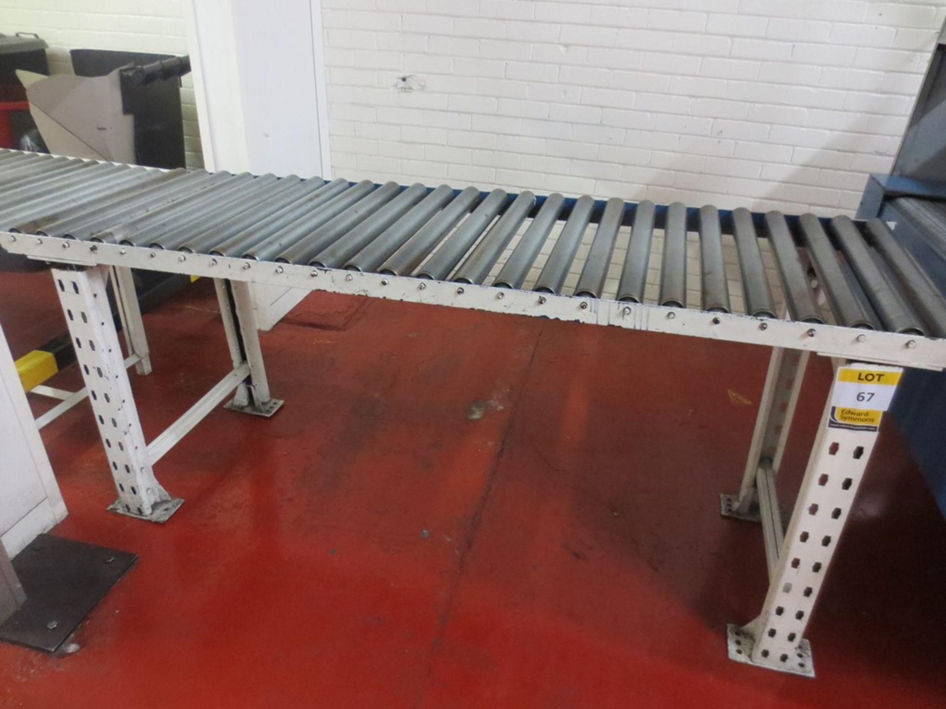 2 Lengths  gravity roller conveyor 600mm x 4000m