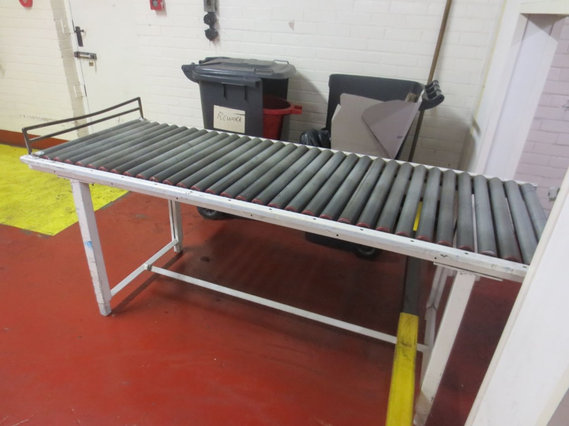 2 Lengths  gravity roller conveyor 600mm x 4000m - Image 2 of 2