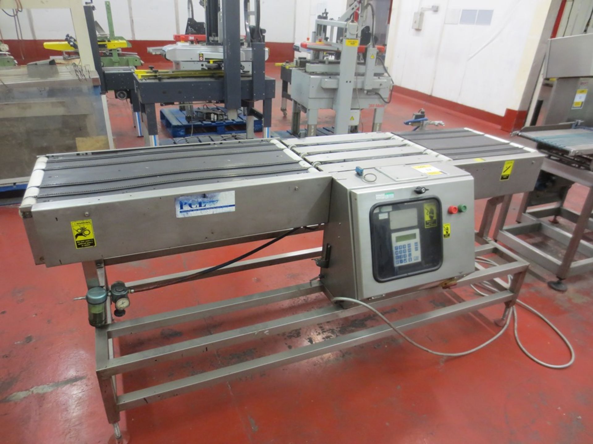 Loma model C220 checkweigher, Serial No 6-300g with pneumatic reject 500mm x 2260mm all stainless - Image 2 of 2