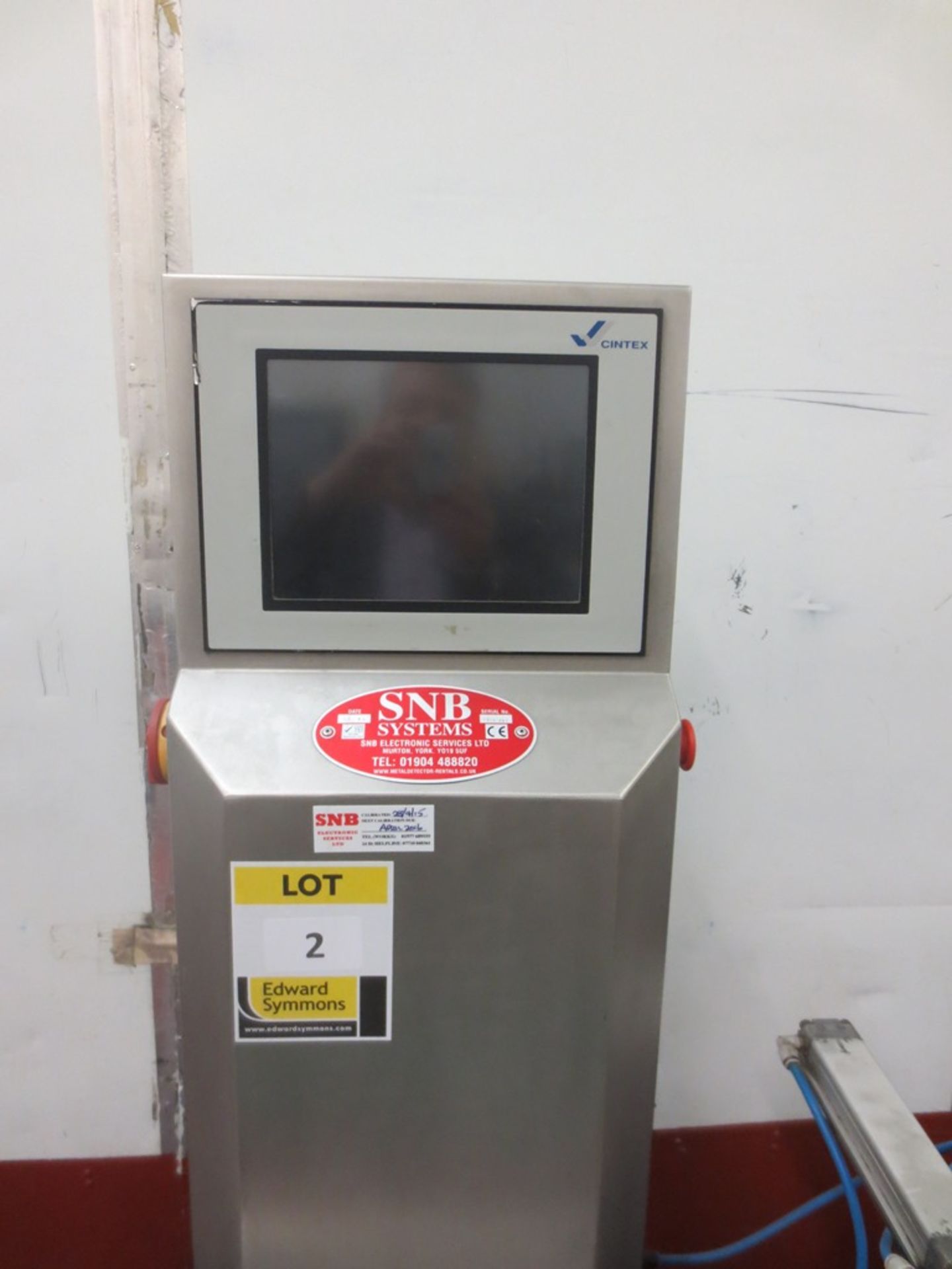 SNB Systems type CS2000 digital checkweigher with cintex digital control, Serial No 78950. Fitted - Image 3 of 3