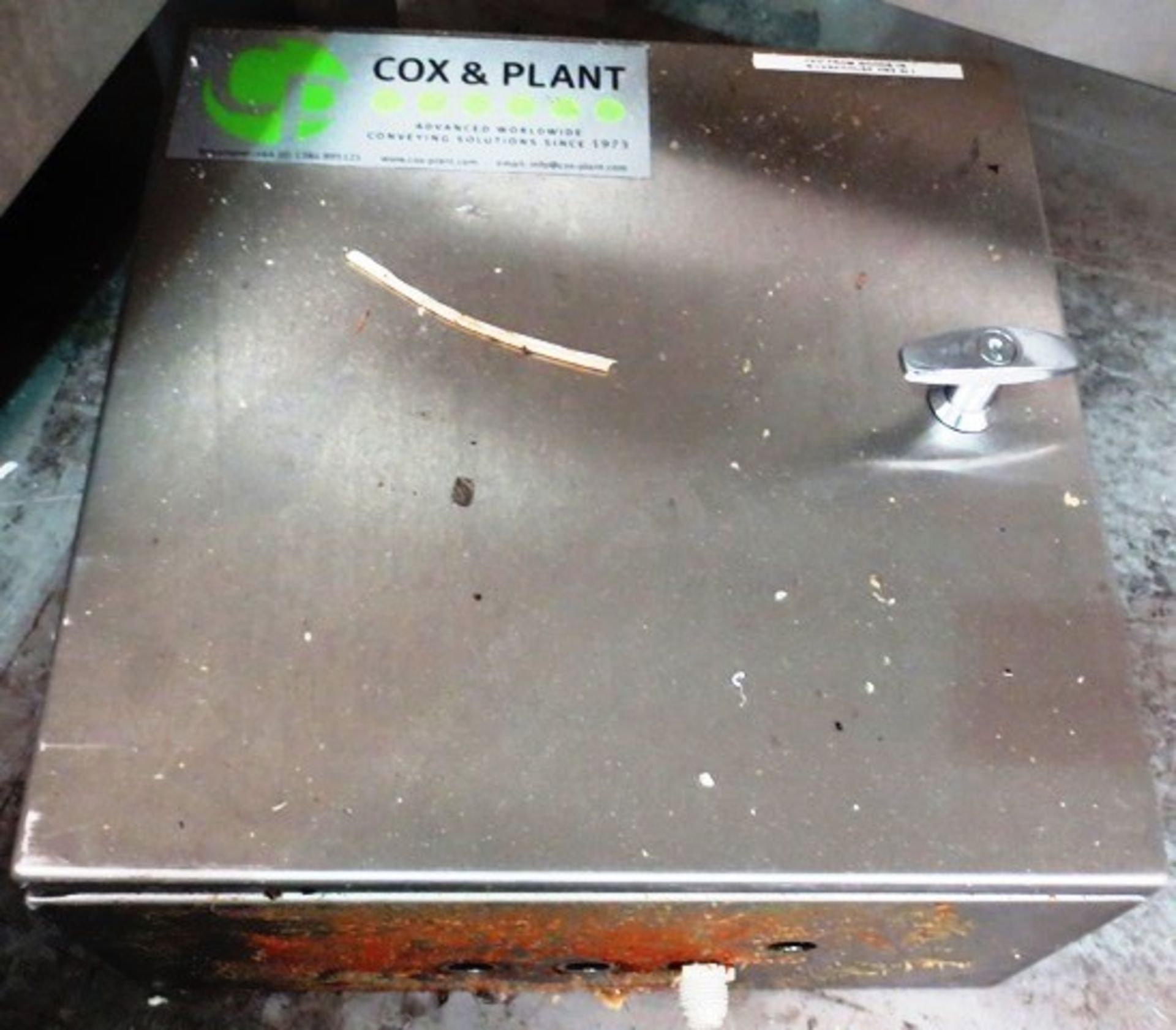 Cox & Plant stainless steel vibratory conveyor, machine no: HS8976 (2013), max amplitude: 6mm, max - Image 7 of 8